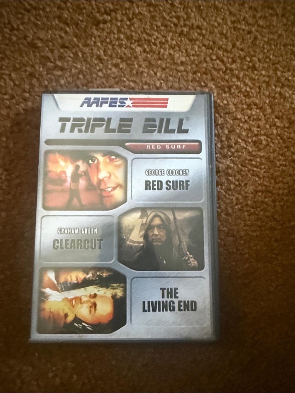 Triple Bill Red Surf / Clearcut / The Living End - Silver DVD Case